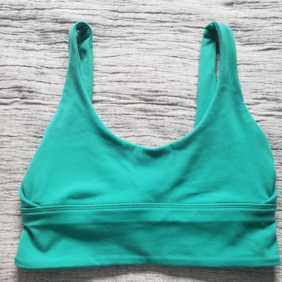 Lululemon Align Reversible Bra *Light Support A/B Cups 2021 Maldives Green Sz 4 - Picture 4 of 11